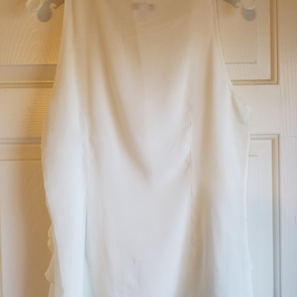 Boston Proper Tank Sz 12 Cream - Picture 2 of 3